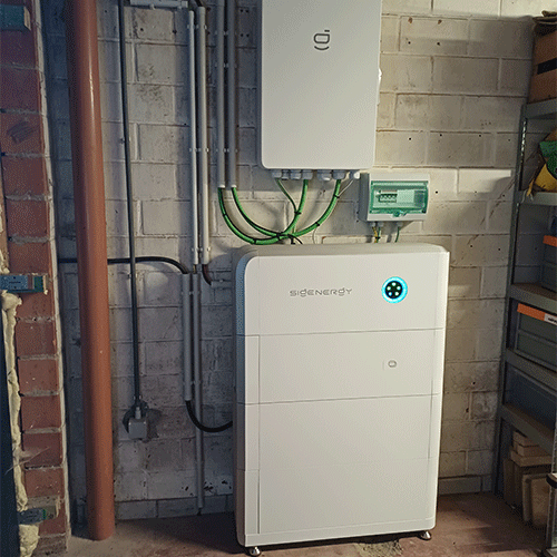 installatie omvormer van sinergy